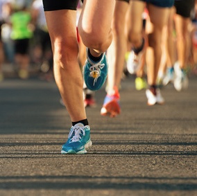 Marathonlauf geht auf die Nieren