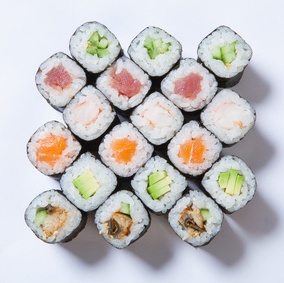 Gefahr von Parasiten in Sushi